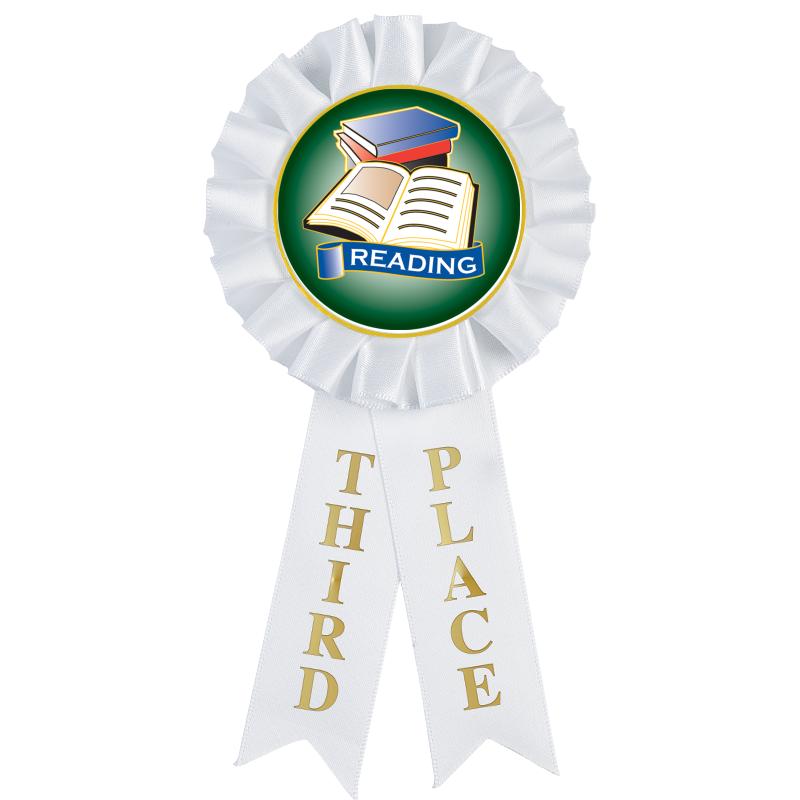 3RD PLACE MYLAR ROSETTES