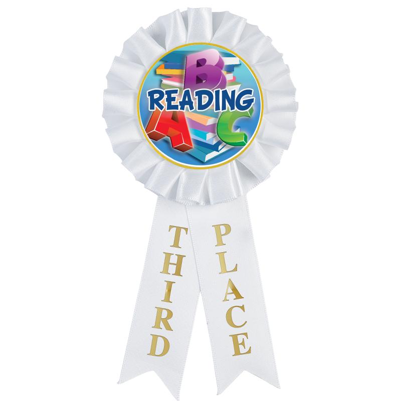 3RD PLACE MYLAR ROSETTES