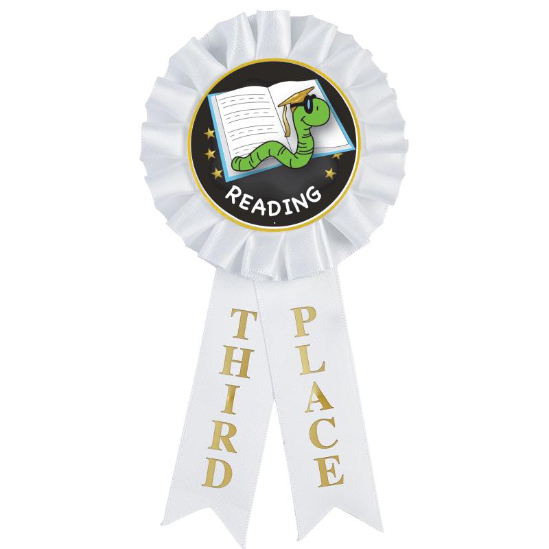 3RD PLACE MYLAR ROSETTES