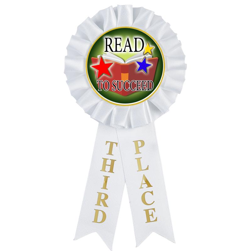 3RD PLACE MYLAR ROSETTES