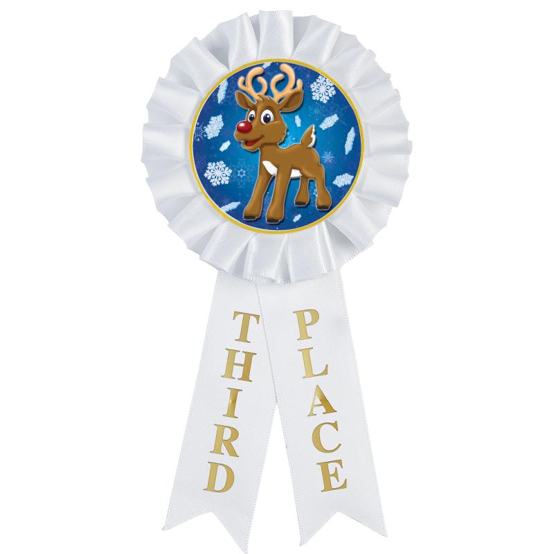 3RD PLACE MYLAR ROSETTES
