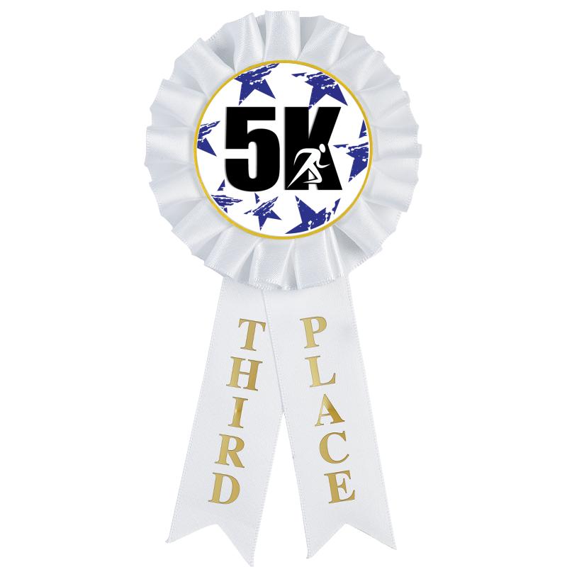 3RD PLACE MYLAR ROSETTES