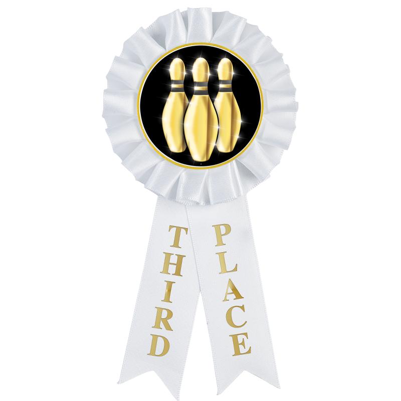 3RD PLACE MYLAR ROSETTES