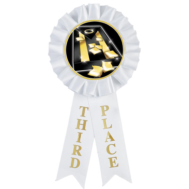 3RD PLACE MYLAR ROSETTES