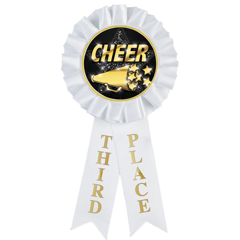 3RD PLACE MYLAR ROSETTES