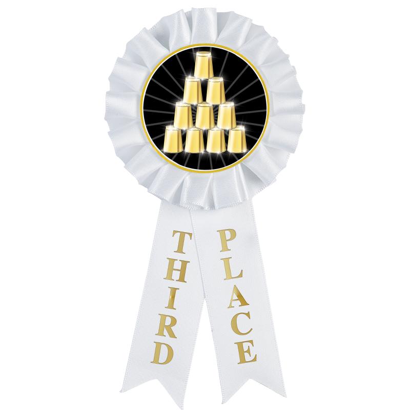 3RD PLACE MYLAR ROSETTES