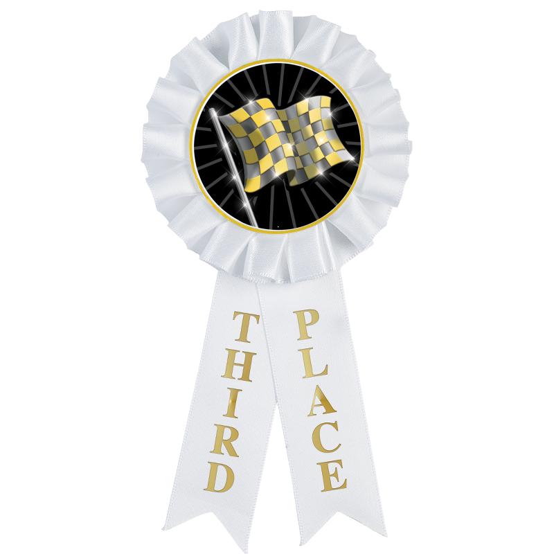 3RD PLACE MYLAR ROSETTES