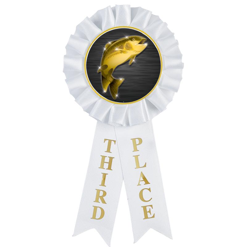 3RD PLACE MYLAR ROSETTES