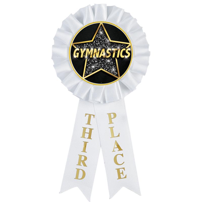 3RD PLACE MYLAR ROSETTES