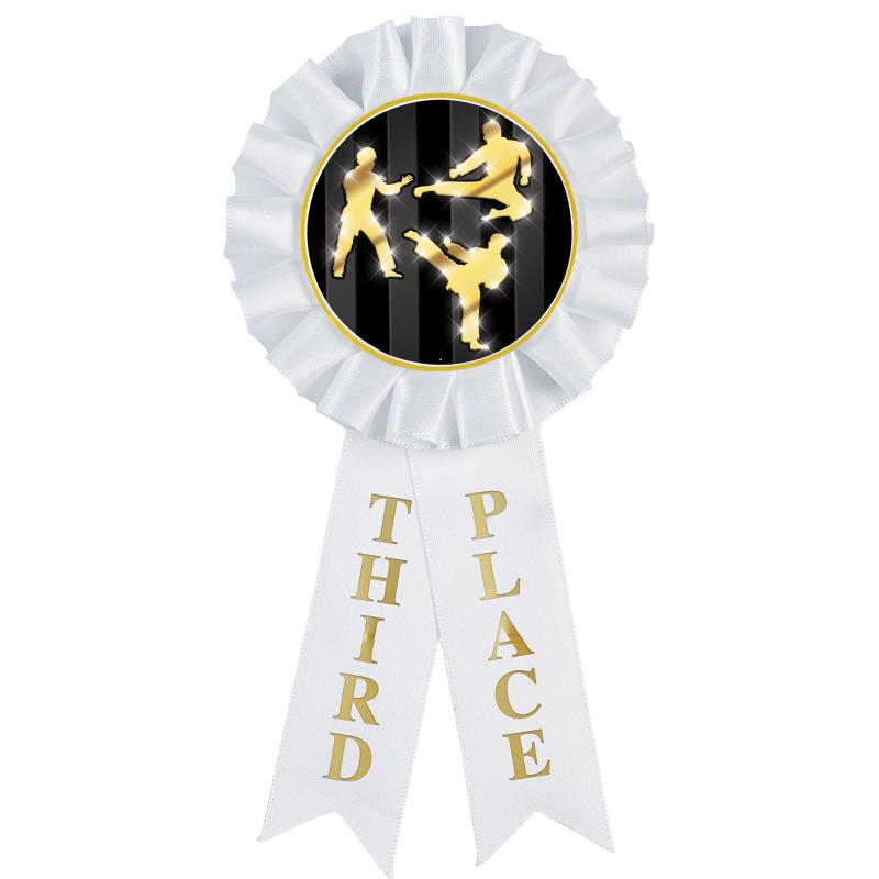 3RD PLACE MYLAR ROSETTES