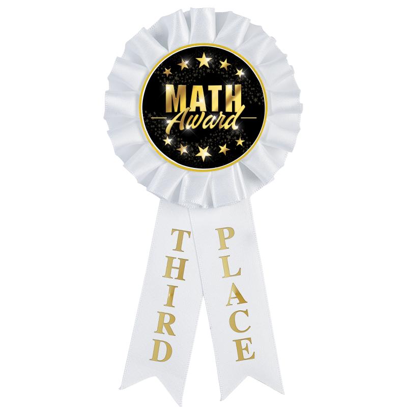 3RD PLACE MYLAR ROSETTES