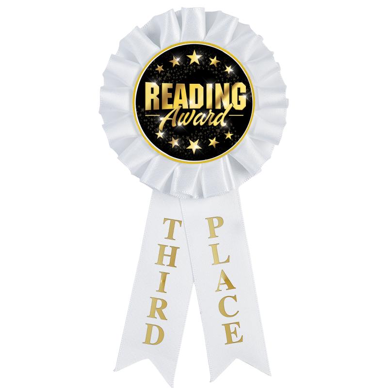 3RD PLACE MYLAR ROSETTES