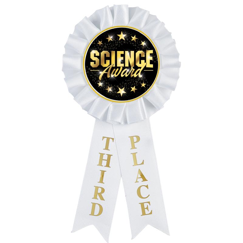 3RD PLACE MYLAR ROSETTES