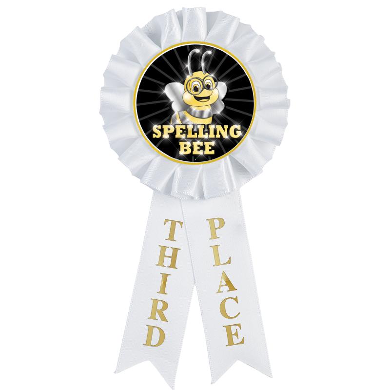 3RD PLACE MYLAR ROSETTES