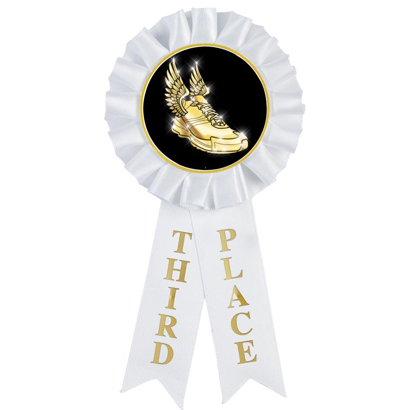 3RD PLACE MYLAR ROSETTES