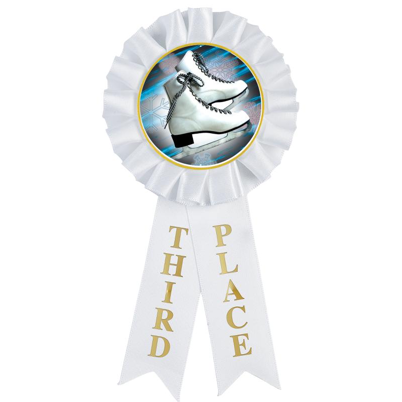 3RD PLACE MYLAR ROSETTES