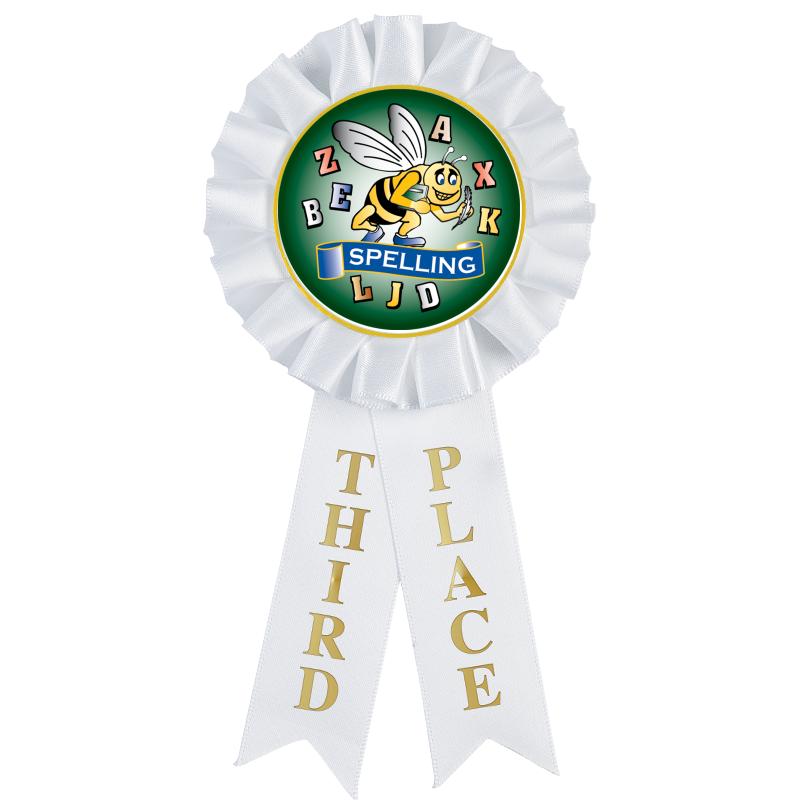 3RD PLACE MYLAR ROSETTES