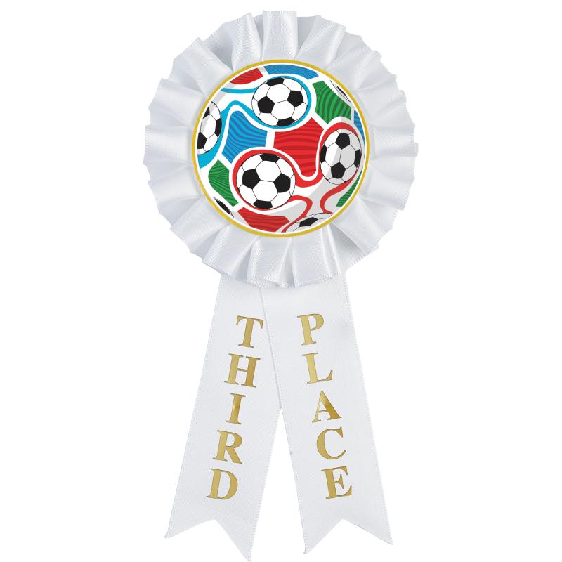 3RD PLACE MYLAR ROSETTES