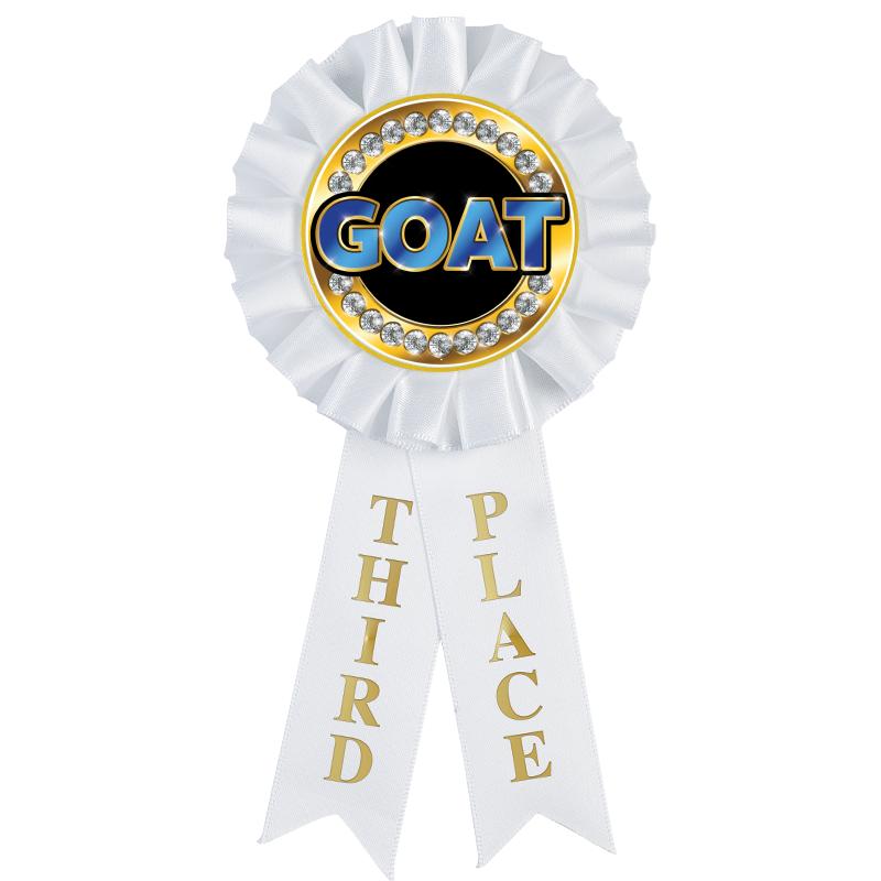 3RD PLACE MYLAR ROSETTES