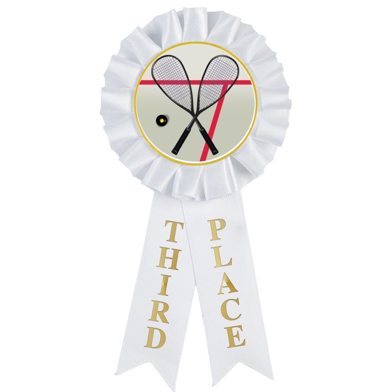 3RD PLACE MYLAR ROSETTES