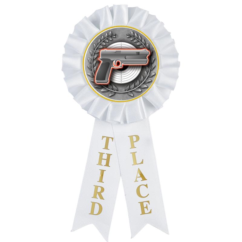 3RD PLACE MYLAR ROSETTES