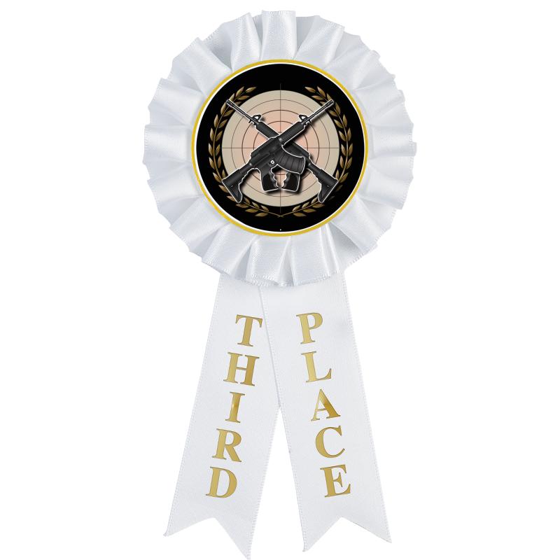 3RD PLACE MYLAR ROSETTES