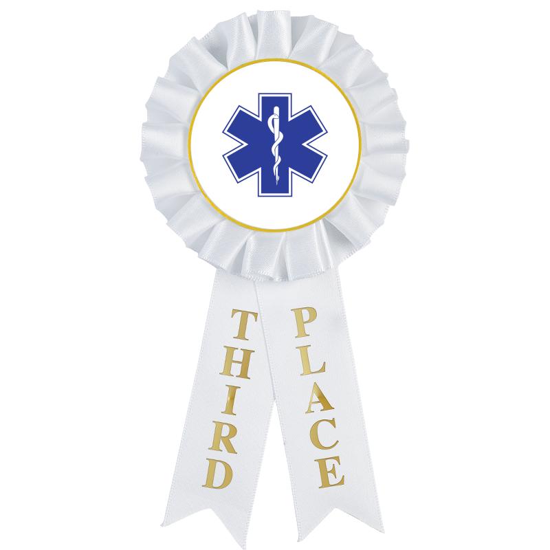 3RD PLACE MYLAR ROSETTES