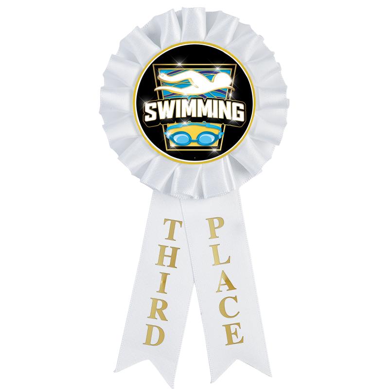 3RD PLACE MYLAR ROSETTES