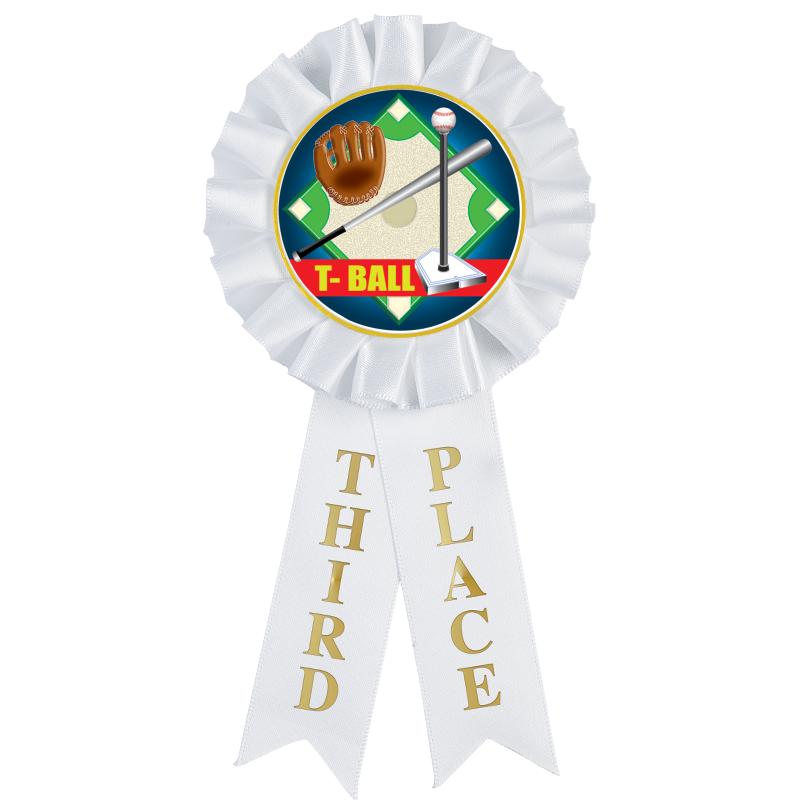 3RD PLACE MYLAR ROSETTES