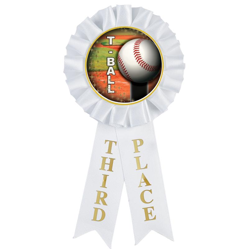 3RD PLACE MYLAR ROSETTES