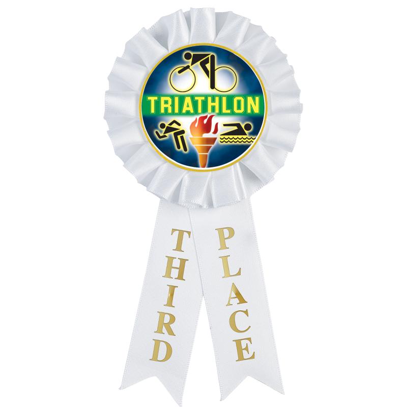 3RD PLACE MYLAR ROSETTES