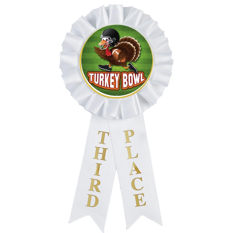 3RD PLACE MYLAR ROSETTES