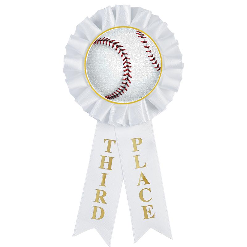 3RD PLACE MYLAR ROSETTES