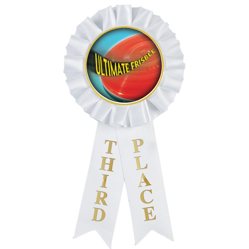 3RD PLACE MYLAR ROSETTES