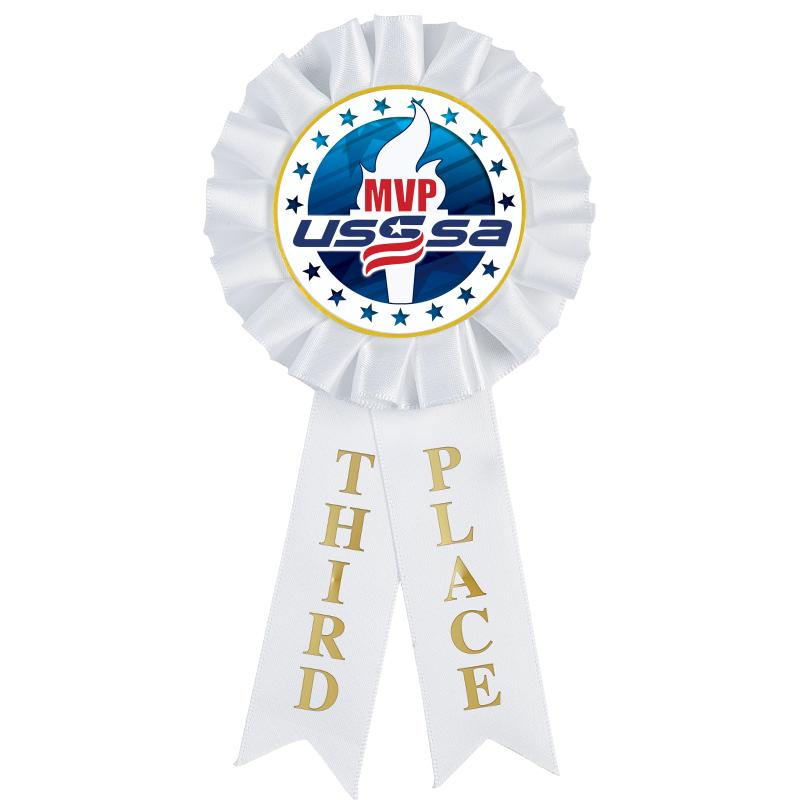 3RD PLACE MYLAR ROSETTES