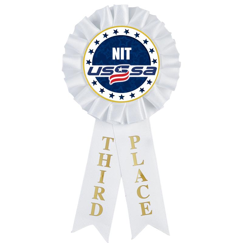 3RD PLACE MYLAR ROSETTES