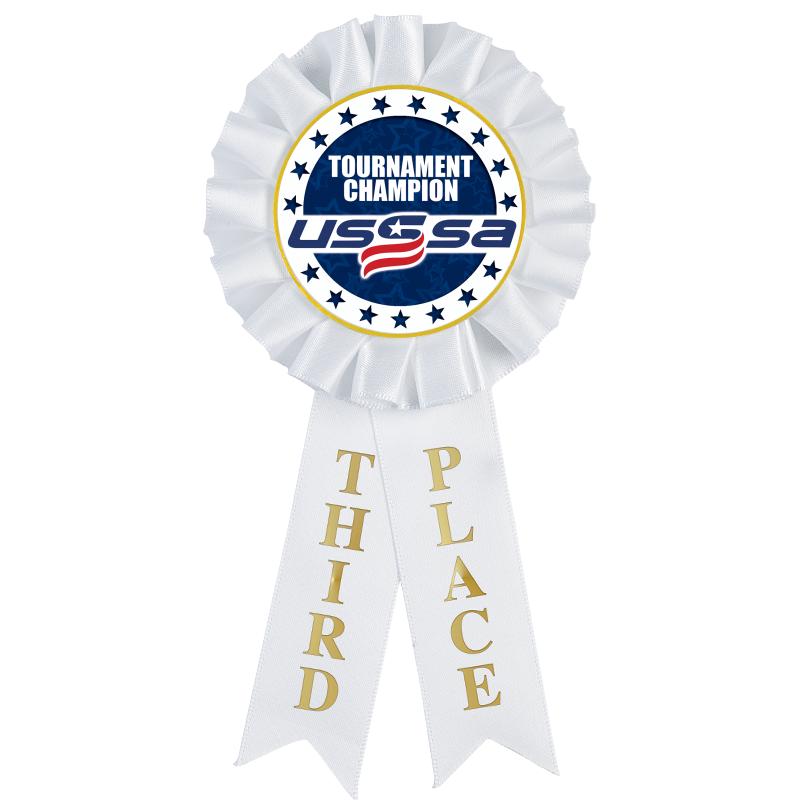 3RD PLACE MYLAR ROSETTES