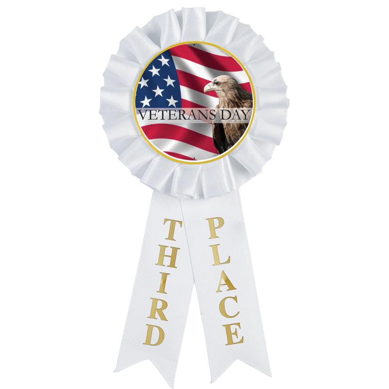 3RD PLACE MYLAR ROSETTES