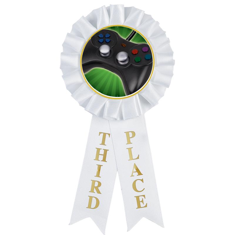 3RD PLACE MYLAR ROSETTES