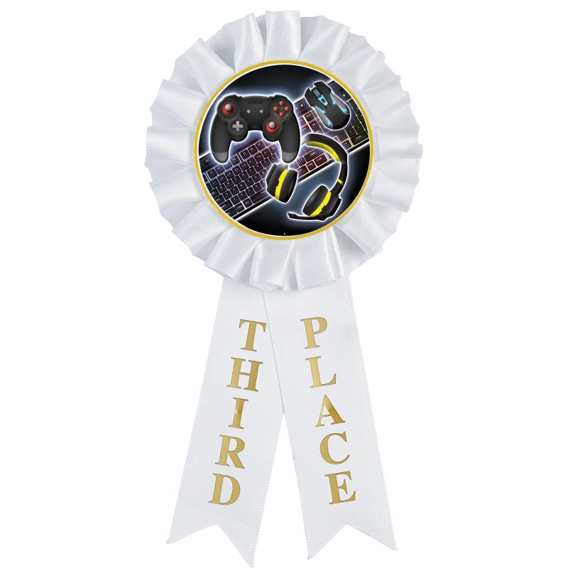 3RD PLACE MYLAR ROSETTES