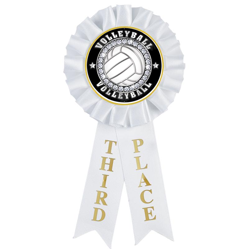 3RD PLACE MYLAR ROSETTES