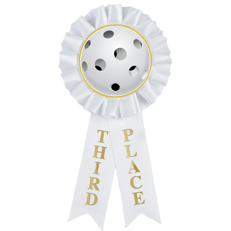 3RD PLACE MYLAR ROSETTES