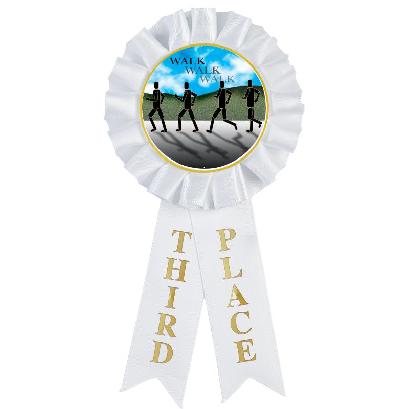 3RD PLACE MYLAR ROSETTES