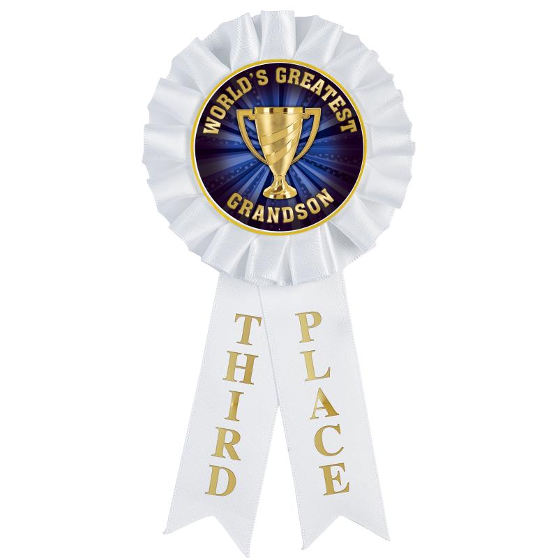 3RD PLACE MYLAR ROSETTES