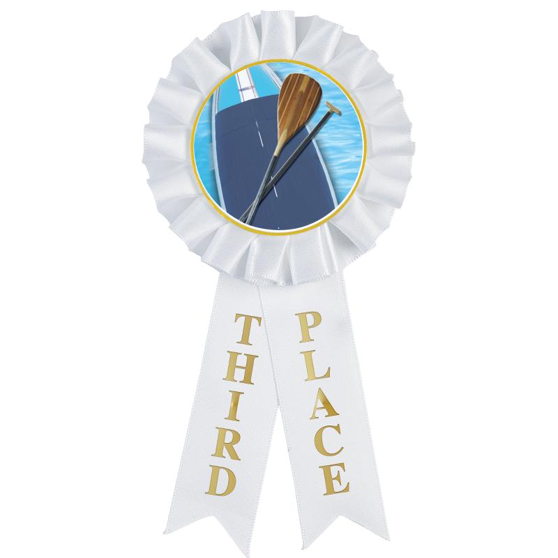 3RD PLACE MYLAR ROSETTES