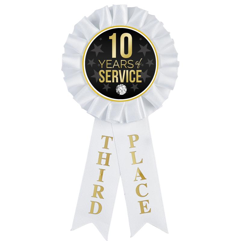 3RD PLACE MYLAR ROSETTES