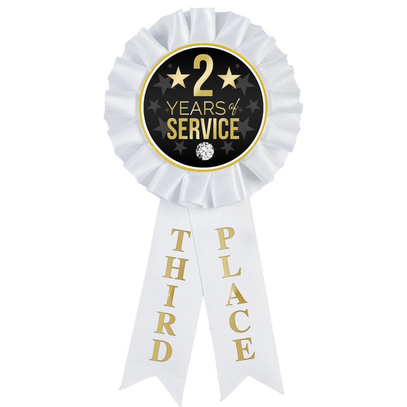 3RD PLACE MYLAR ROSETTES