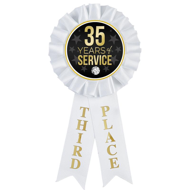 3RD PLACE MYLAR ROSETTES