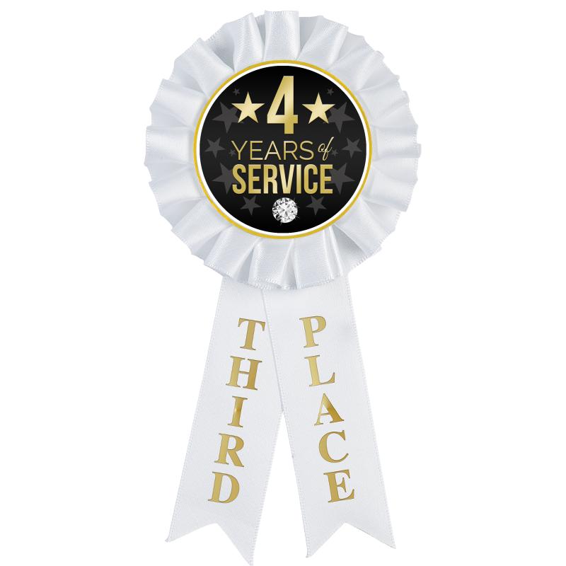 3RD PLACE MYLAR ROSETTES