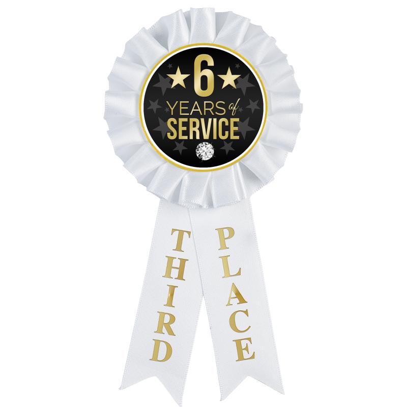 3RD PLACE MYLAR ROSETTES